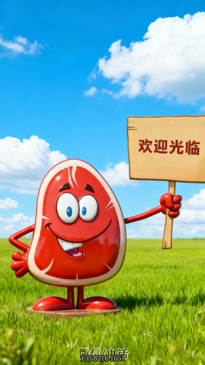 牛排雕塑實(shí)拍圖
